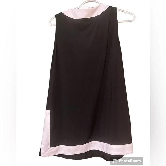 Size small Grenier Black and white sleeveless top - Picture 2 of 6